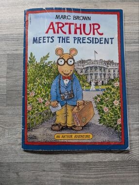 Vintage Arthur Meets The President Children's Book Circa 1991